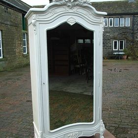 Antique Mirrored Wardrobe